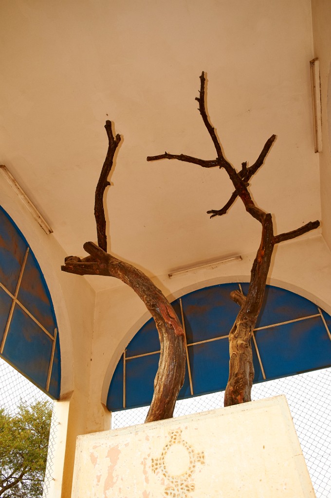 L'arbre du Ténéré, jamais remis d'avoir été renversé en 1973. Il n'y avait pas un seul autre arbre a moins de 400 Km...
